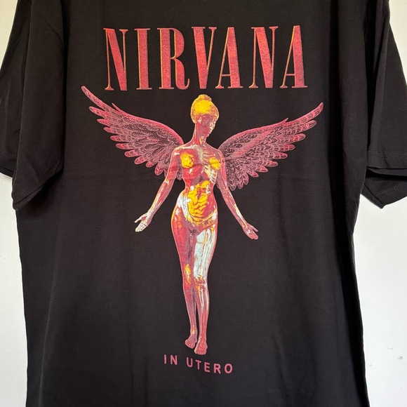 Nirvana in Utero Black T Shirt - Picture 3 of 3